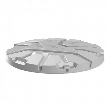 Крышка колодца «Роса-2» серая фото 3