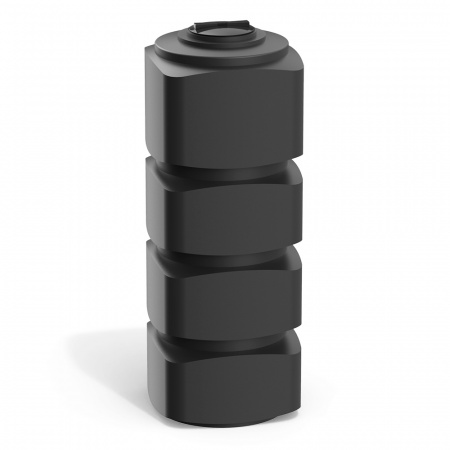 Емкость F 1000 литров вертикальная - черная