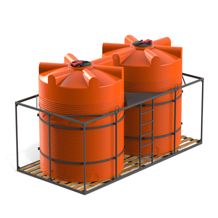 Кассета с деревянным полом двойная с емкостями V 6000 КАС - фото 2