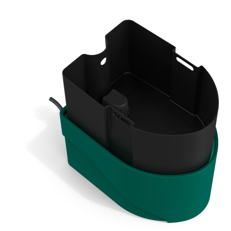 Торфяной биотуалет РОСА зелёного цвета фото 8