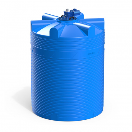 Емкость V 6000 литров с лопастной мешалкой фото 4