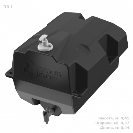 Фото с габаритами Рукомойник автомобильный 30 литров