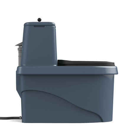 Торфяной биотуалет РОСА серого цвета фото 4