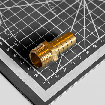 Штуцер с наружной резьбой 1/2" x 16 мм