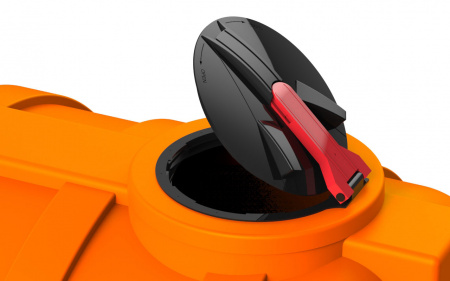 откидная крышка 450 мм на горизонтальной емкости