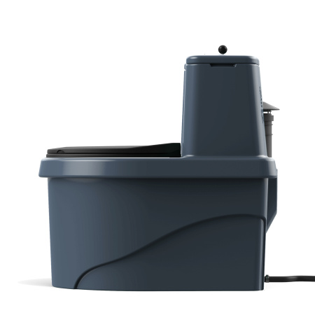 Торфяной биотуалет РОСА серого цвета фото 3