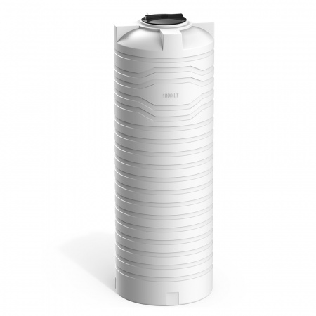 Узкая тонкая емкость N 1000 литров цвет белый